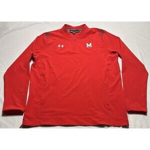 Maryland Terrapins Under Armour 1/4 Zip Long Sleeve Pullover Men’s Size Medium